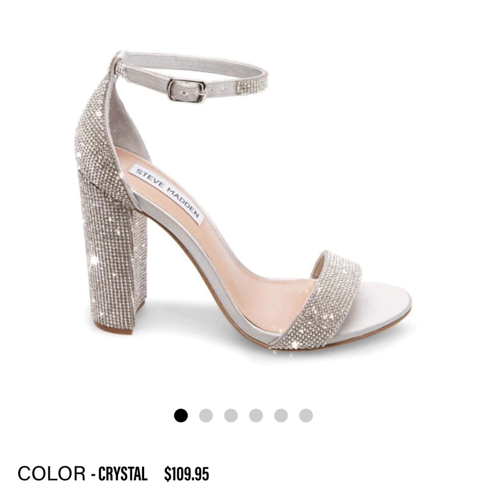 Carson - r Steve Madden rhinestone straps heels